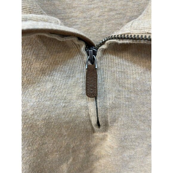 Polo Ralph Lauren Estate Ribbed Collared Polo Sweater 1/4 Zip Oatmeal Men’s XL - Picture 6 of 9